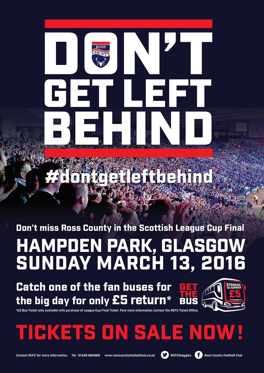 RossCounty's tweet photo. One week today Staggies #dontgetleftbehind #UtilitaFootball https://t.co/I8md0r17q3