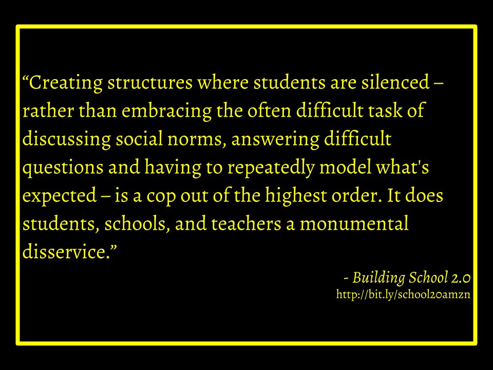MrChase's tweet photo. "66. No Child Should Be on Silent." #95Days of #School20 https://t.co/By7ZRMoyQR https://t.co/IoMNsgctW4