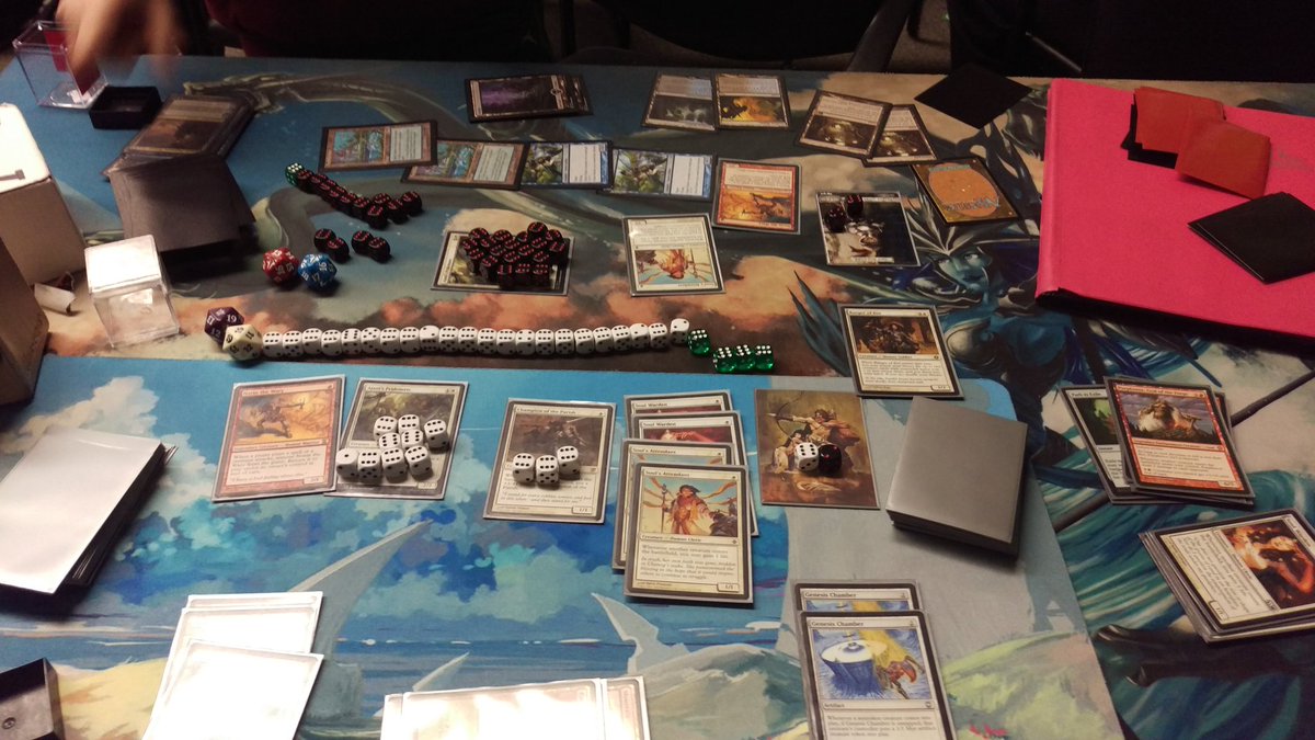 maveriklink's tweet photo. How is this even possible lol #norinsisters #mtg #magicthegathering #ashiok #lifegain https://t.co/cIs7Zxnz3L