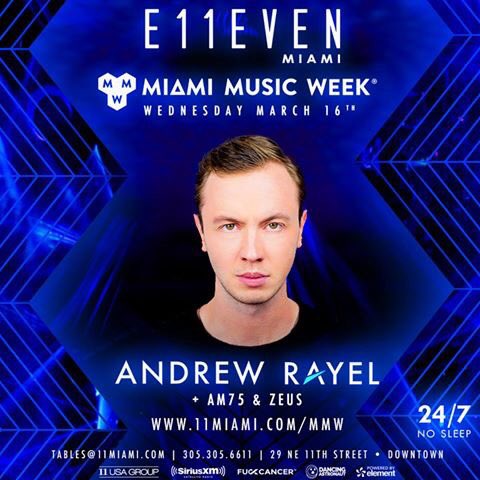 Andrew_Rayel's tweet image. Super excited to play @11Miami on Wednesday March 16 during Miami Music Week! #Miami #USA