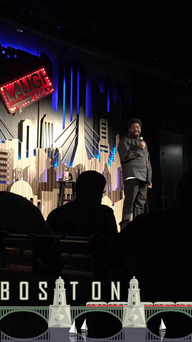 d_zurt's tweet photo. Last night was the best! So nice to meet you! @RonFunches  🤗🤗 #funchtime #laughboston https://t.co/PefbUUUEnz