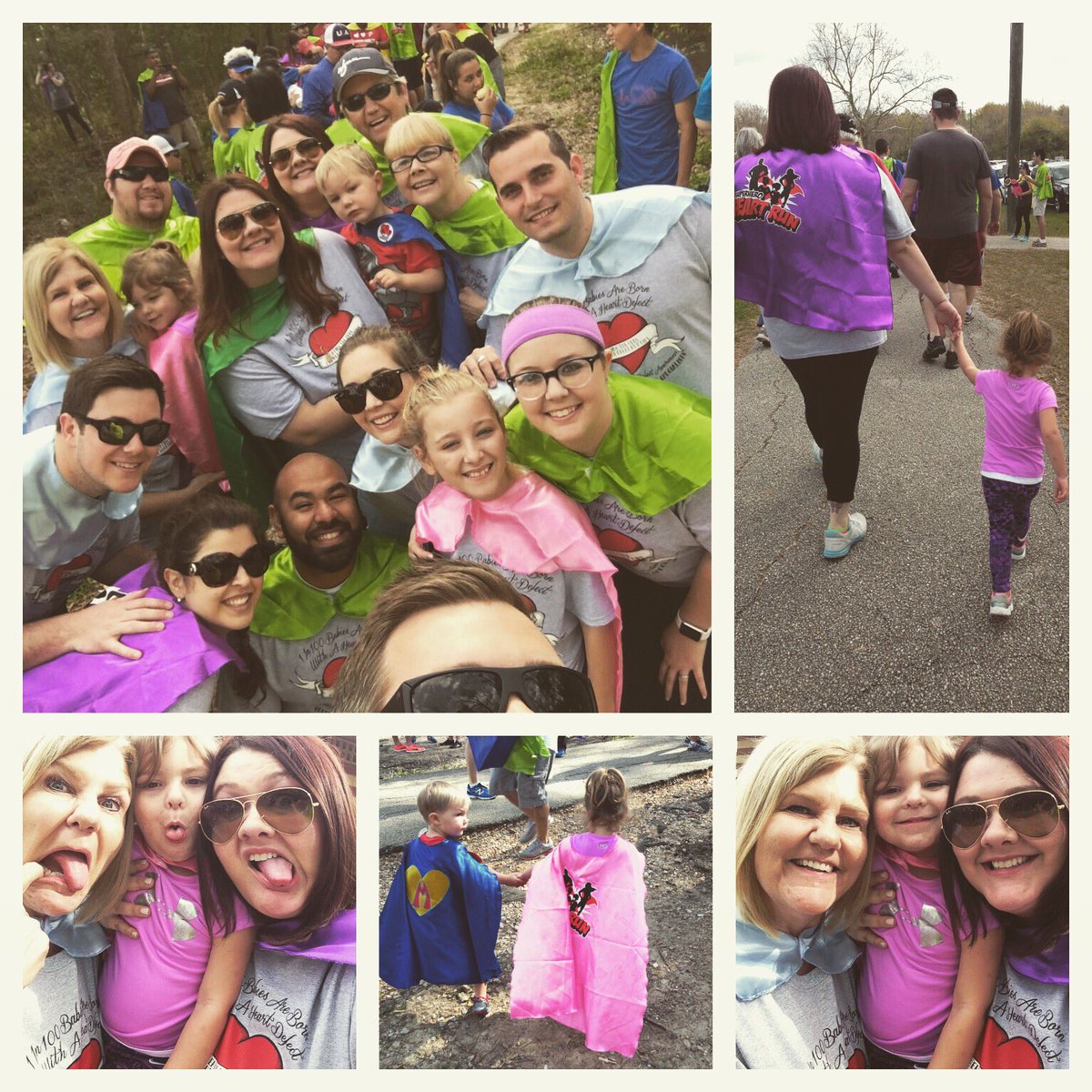 Lriojas3's tweet photo. Heart hero walk this morning. Raising awareness for CHD. Mercer is our hero! https://t.co/od28LriH9Q