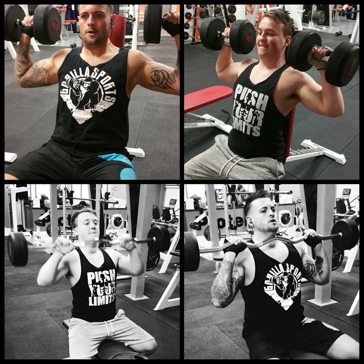 When your friends on PAR with you....
#lift #gym #shoulders #workout #buddies #weights #iron #lifting #muscle