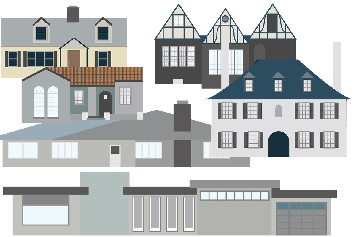 realtordotcom's tweet photo. How to tell a Colonial from a Cape Cod. Learning the Lingo: Architecture Edition https://t.co/ouODpBpLI7 https://t.co/ldqfIezxls