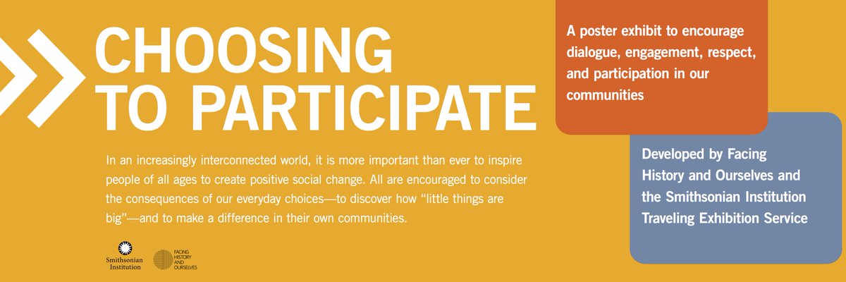 FacingHistoryLA's tweet photo. Did you admire our posters at #CCSS2016 conference? The whole @facinghistory set is here: https://t.co/RUO3z5sw63 https://t.co/ULvuaW3N5a