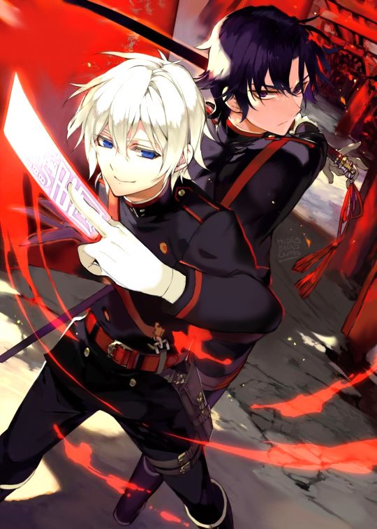 Shinya (back to back with Guren)
