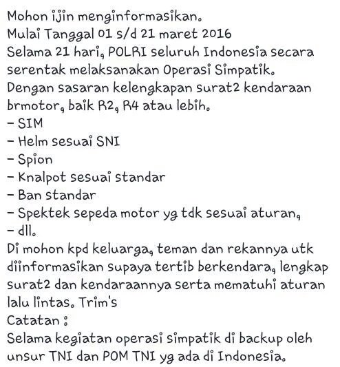 bjmUpdate's tweet photo. #infoBJM masih berlangsung operasi simpatik utk R2 dan R4, selalu bawa kelengkapan bermotor updaters https://t.co/8kXQeSLSVn