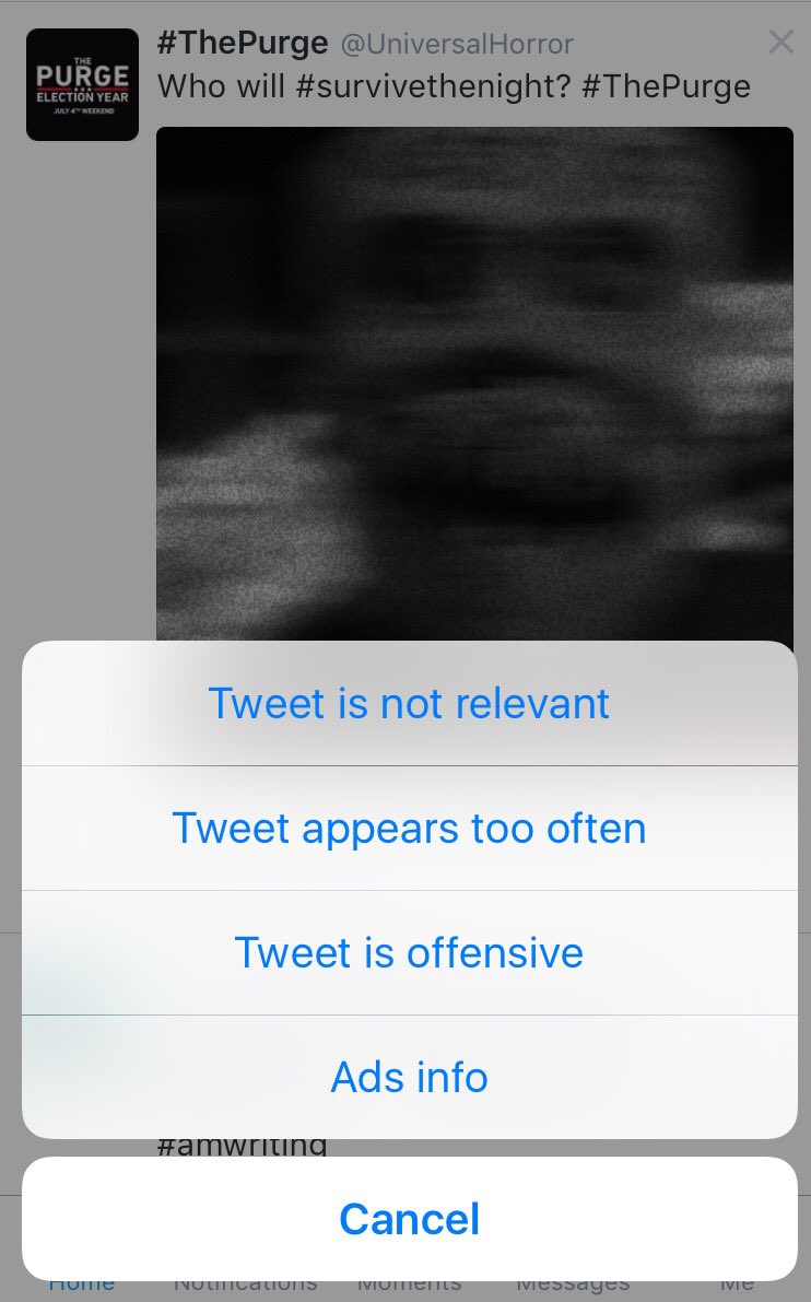 readheadreader's tweet image. Where is the "Tweet too scary for this wimp" option?😣 #donotlike