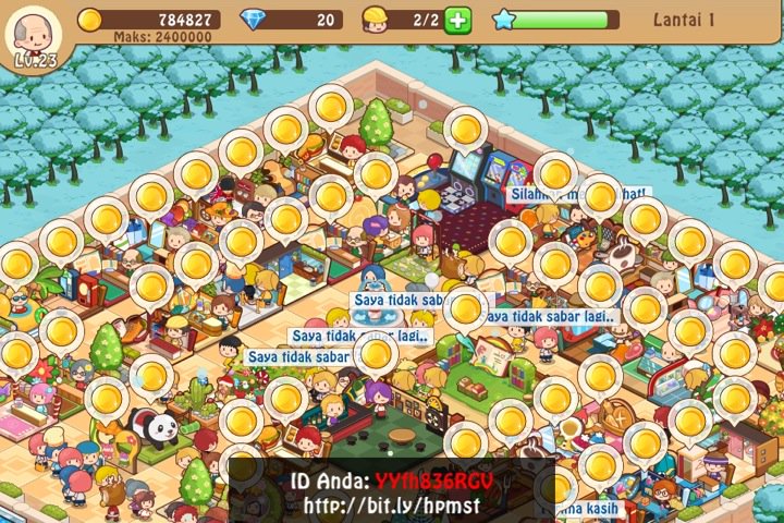 VinaOctaviari's tweet photo. #HappyMallStory ini game fantastis! Main rame-rame! ID: YYfh836RGV @HappyHappyLabs https://t.co/RQ7FDFolj9