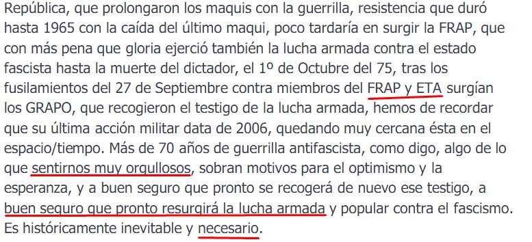 GoldBlackFeline's tweet photo. Se os llena la boca de #AitorCuervoLibertad. Leed lo que escribió. Esto no es libertad de expresión, sino amenaza. https://t.co/Acbn4D3UjJ