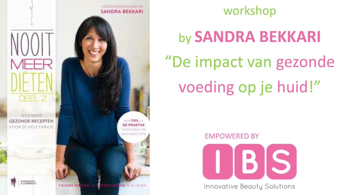 cedricdec's tweet photo. Workshop Sandra Bekkari in Mercure Hotel Roeselare! Impact van gezonde voeding op je huid! https://t.co/8YSpUl0ppc https://t.co/V0E3qSA6qg