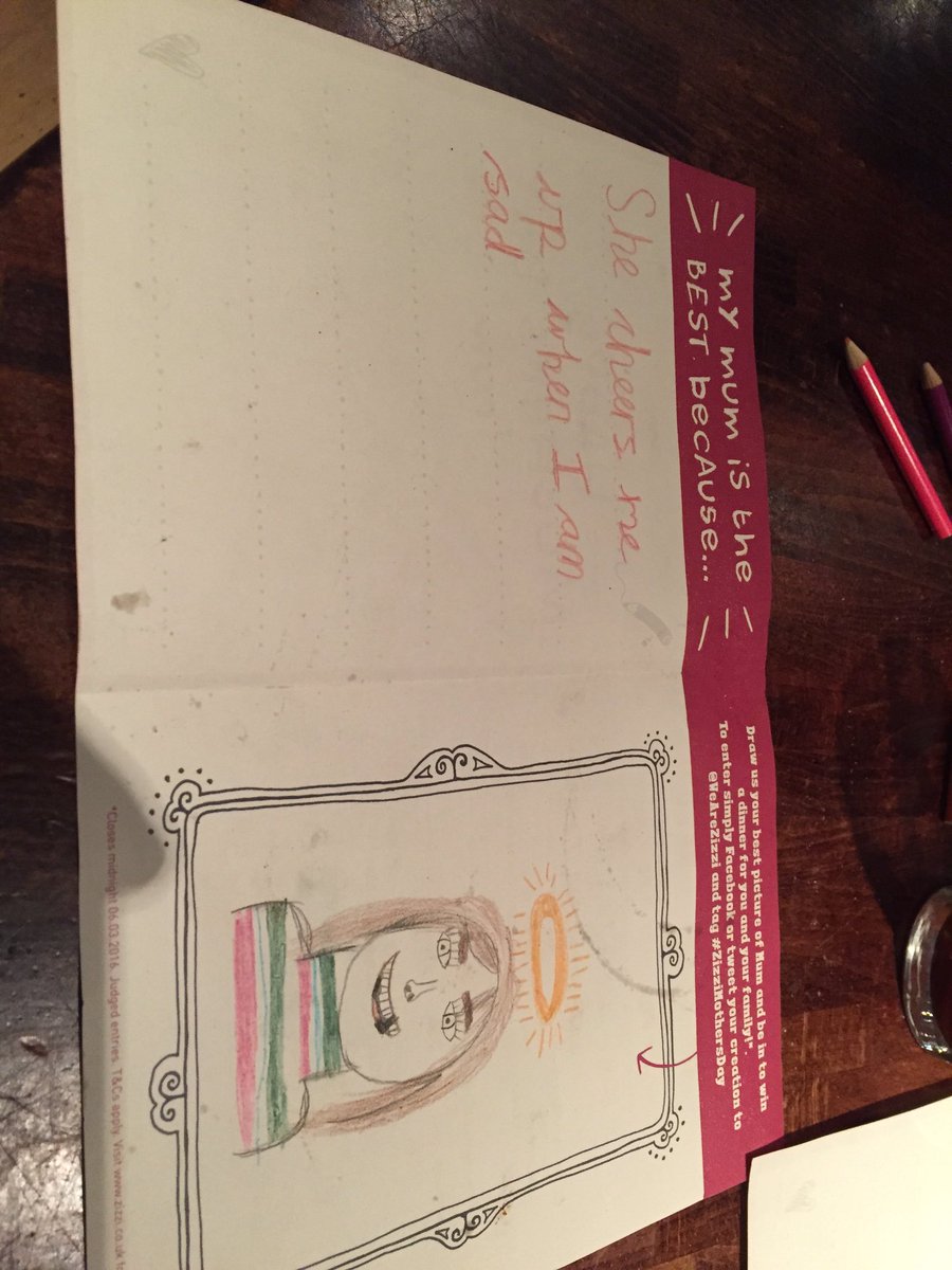 BrumCallum's tweet photo. @WeAreZizzi "my mum is the best because she cheers me up when I'm sad" By Joseph, Age 9 #ZizziMothersDay https://t.co/ifjgG1matD