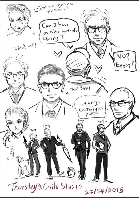 thursdaycomic's tweet photo. คุ้ยเจอภาพร่างตอนเริ่มวางแผนทำโดคิงส์แมน แอบฮาลายเส้นตัวเอง ในเล่มจริงจริงลายเส้นไม่เหมือนอันแรกเลย #KingsmanOnlyTH https://t.co/8NNZxnQXzA