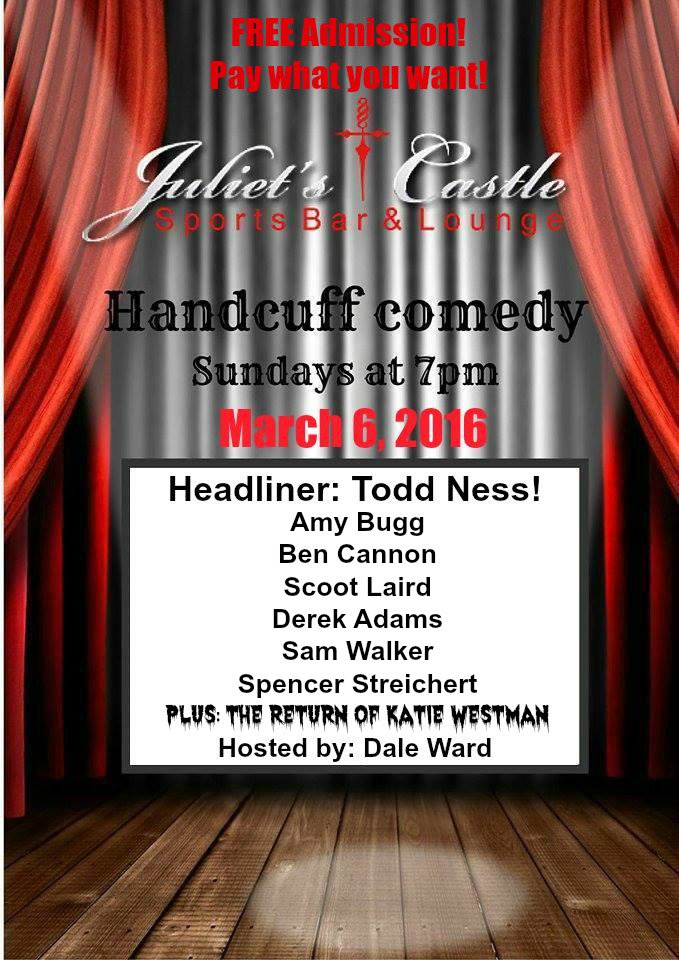 The #comedy show I run with @SpencerStreiche called <a href="/handcuff_comedy/">Handcuff Comedy by Dale Ward</a> has a WICKED show tonight! #yyc #Calgary #funny