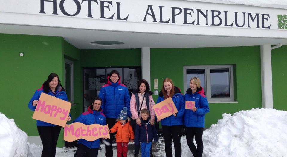 EspritHolidays's tweet photo. Happy Mother's Day from the Esprit team out in #Obergurgl, oh and Bertie of course! https://t.co/ztole1ADPL