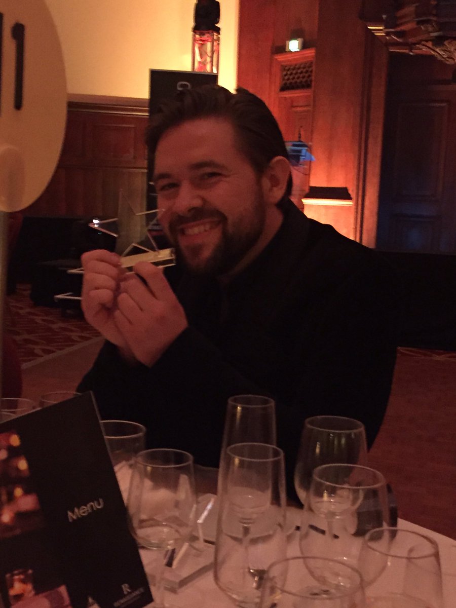 ProHairMag's tweet photo. .@JonathanJAndrew chuffed with his award #matrixpowered #winner https://t.co/nzNtkqOiyN