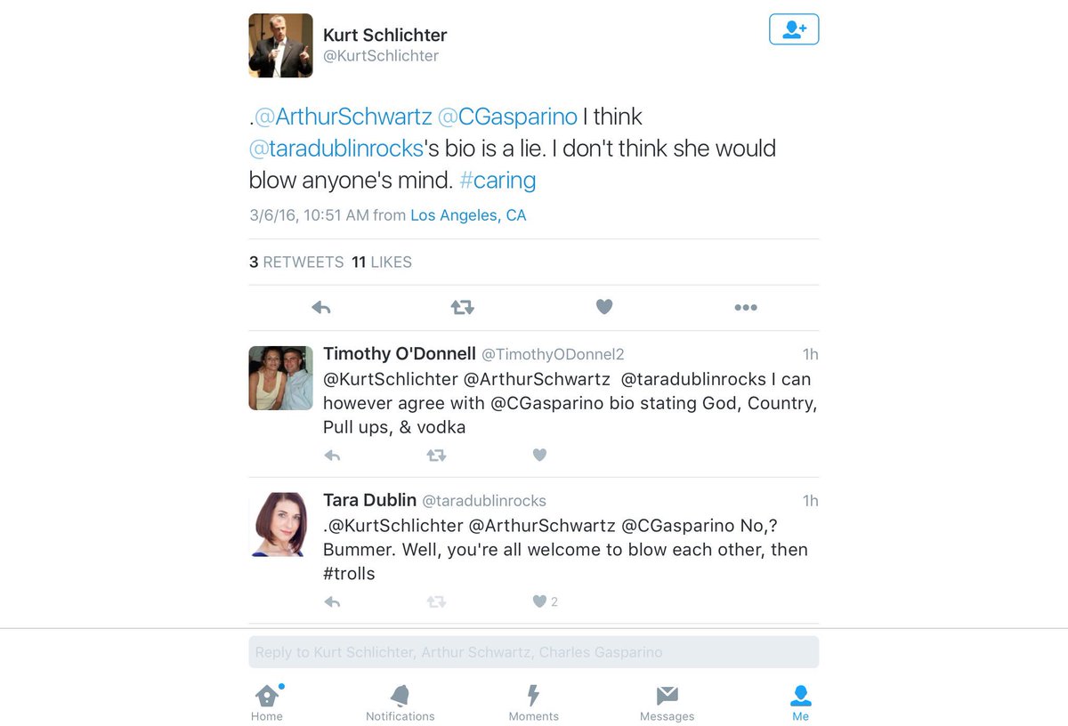 taradublinrocks's tweet photo. @sandboxvet1 @KurtSchlichter Here's laughing at you, I was only responding to trolling #caring #AboutTruth https://t.co/ZXXHpOQAE4