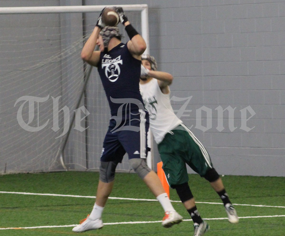 TheD_Zone's tweet image. Brother Rice TE Carter Dunaway, Michigan commit, has been biggest standout in Legacy League  bit.ly/1dcqXLv