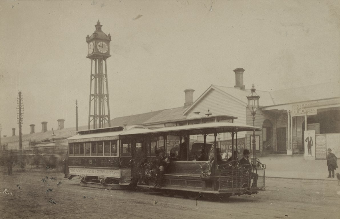 Memory Lane Monday: Melbourne Terminus, the former Flinders Street Station, ca. 1900
