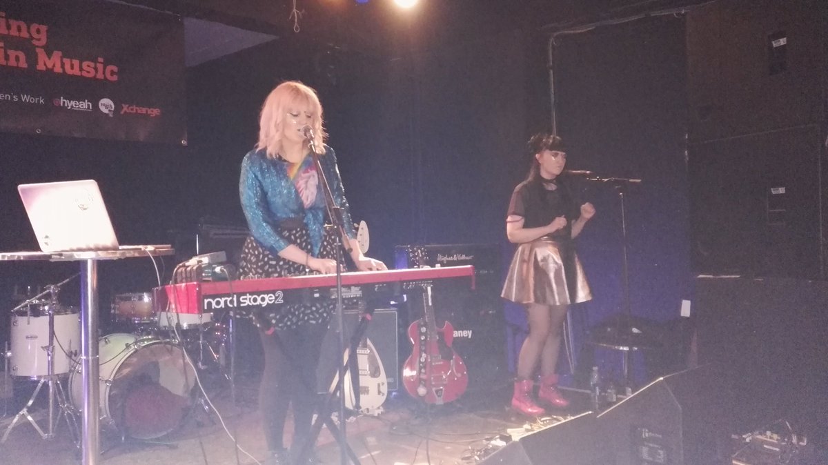 Awesome @iamgoldiefawn are on stage in the <a href="/OhYeahCentre/">Oh Yeah Music Centre</a> now! Three more acts afterwards &amp; all free in!