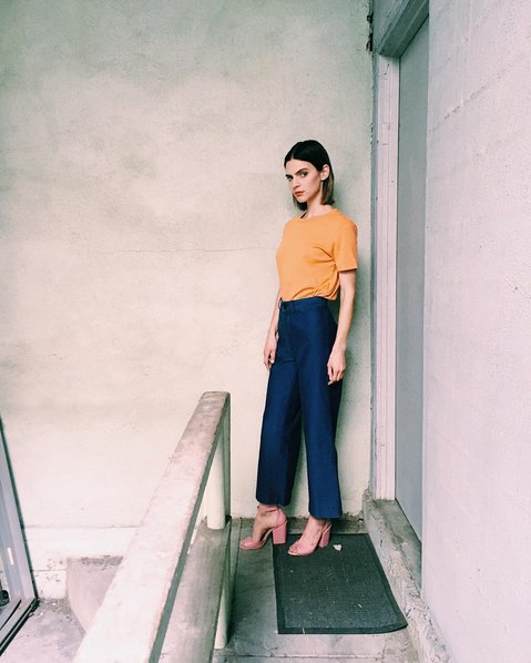 Uniform: <a href="/MNZstore/">Maryam Nassir Zadeh</a> / Caron Callahan / <a href="/rachel_comey/">Rachel Comey</a> #tenoversixLA