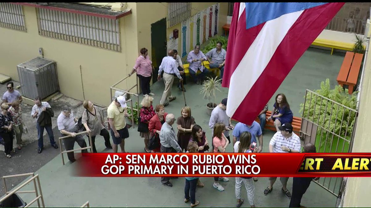 FoxNews's tweet photo. .@AP projects that @marcorubio is the winner of the #PuertoRico GOP primary. https://t.co/ZAj4aCHJXx