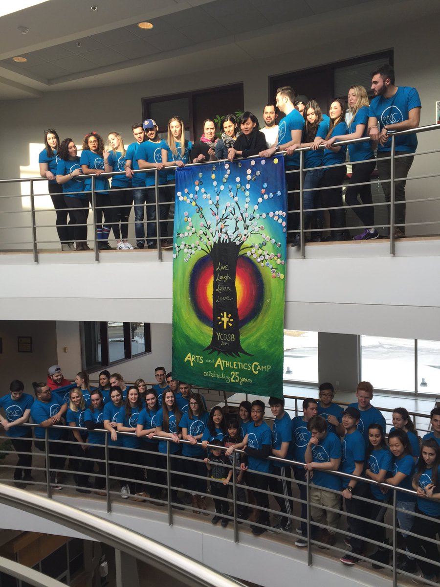 AAC1989's tweet photo. Counsellors ready to lead the way @ycdsb #AAC2016 #studentleadership #27yearsofcamp https://t.co/8rpNjmqnbq