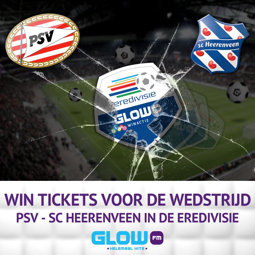 Win kaarten voor <a href="/PSV/">PSV</a> - Heerenveen en steun de ploeg naar de titel. SMS 'GLOW + #PSV + je naam'>3010 of App #GlowFM