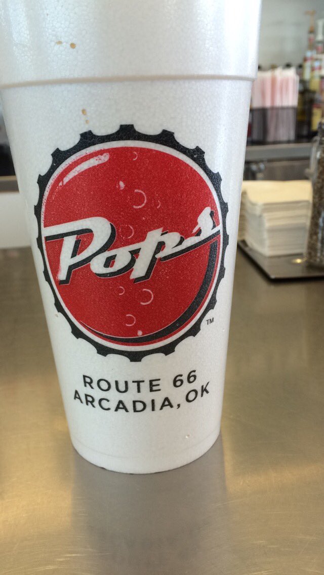 EnvyMe316's tweet photo. Totally worth the 2 hour ride! Best soda EVER!!! #popssodashop #Oklahoma #Route66 #selfie https://t.co/4fW5zfUCck
