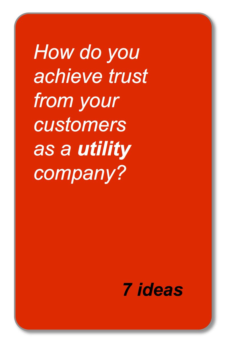 _ideasCentral's tweet photo. How can utilities regain the trust of their customers? See 7 ideas on https://t.co/p3VGbDM5Gd https://t.co/NAUNK7a2Wt