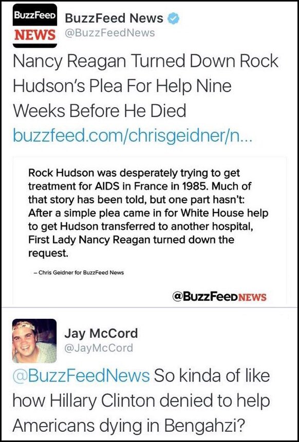 CloydRivers's tweet photo. God forbid we allow any time for mourning. Stay classy BuzzFeed. 
Merica. https://t.co/l1RCpAWz2u