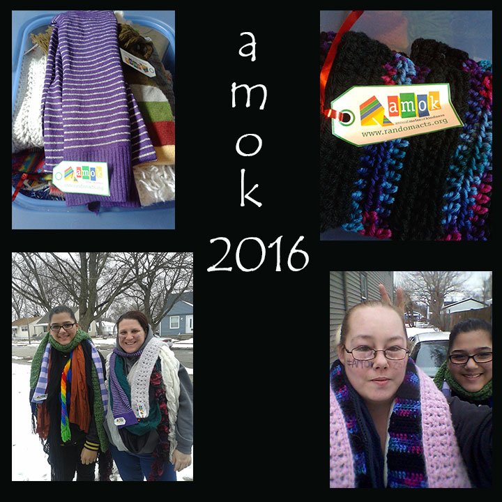 Autumnlynn5's tweet photo. Today was a good day to run #AMOK2016 in Downtown Detroit. We passed out scarves :) @RandomActsOrg @mishacollins https://t.co/ELzqWflvPD
