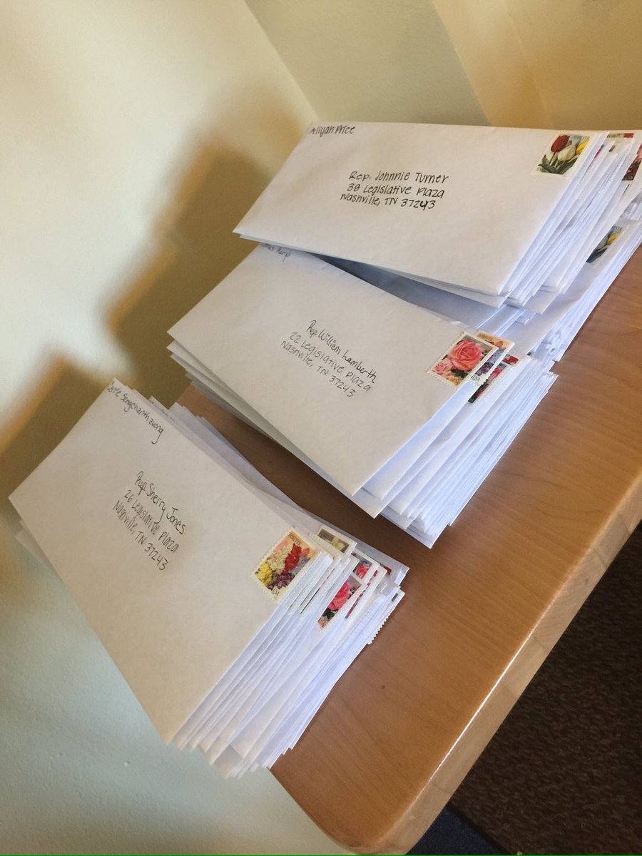YoungKeith1720's tweet photo. 100+ letters headed to TN legislators. #MyDiversityMatters #UTDiversityMatters @TheCommitteeUTK https://t.co/fT2Ws8TTef