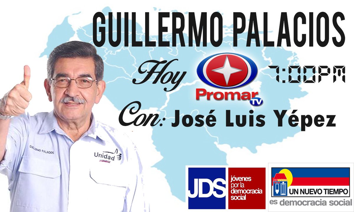 JDS_PALAVECINO's tweet photo. A solo minutos tendremos a @guillerpalacios en el programa estelar de @JoseLuisYepez por @Promartv no te lo PIERDAS! https://t.co/wwqBxtBGgR