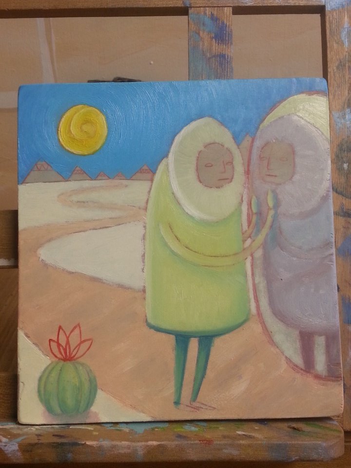 RobbyApplesxxx's tweet photo. Finally back to painting after so long. Latest work in progress. π #robbyechosworkshop https://t.co/m5cif0Fdc3
