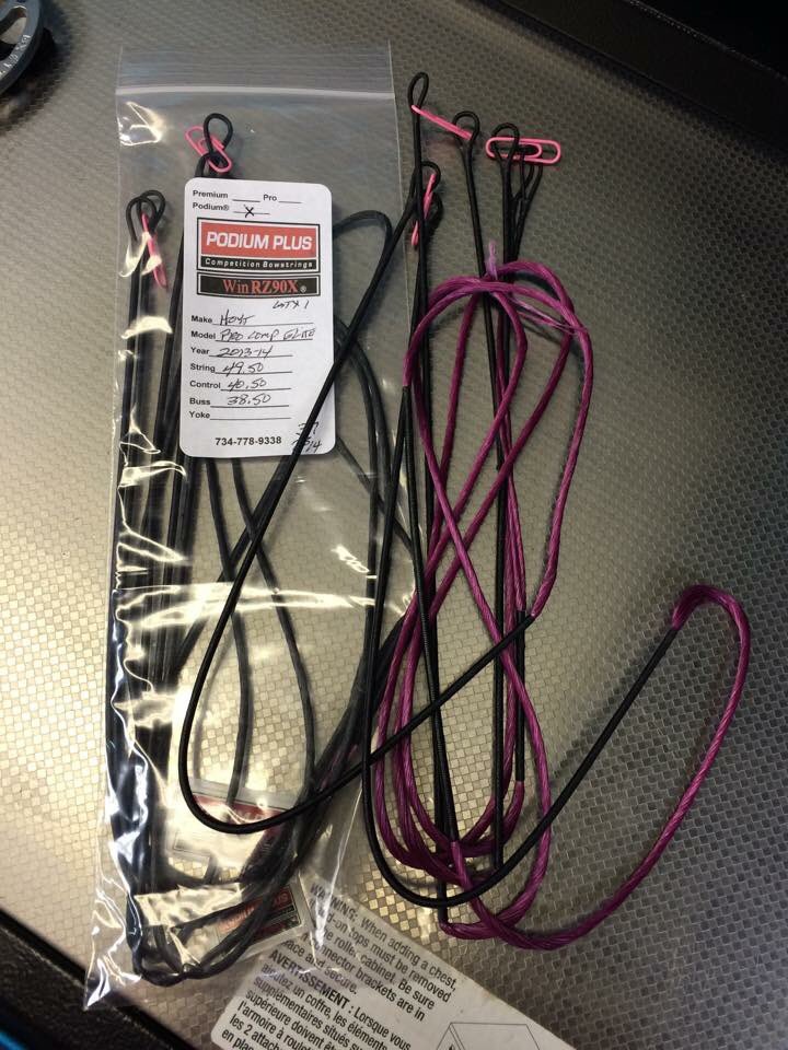 fiona_shae's tweet photo. @PodiumPlus_BS Brand new strings thanks to Podium Plus Competition Bowstrings! They look great! 👍 #bowstrings https://t.co/exxYycktq5