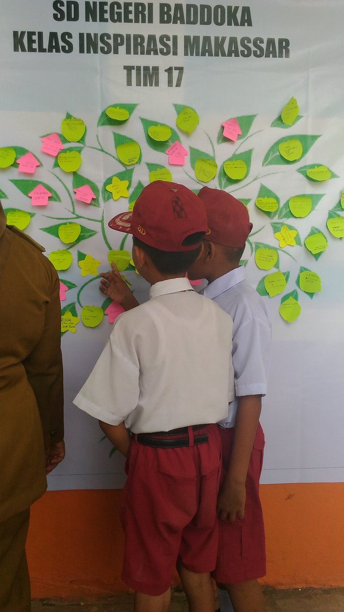 sabdan_rahma's tweet photo. Ini foto pohon cita cita kami...
Salam inspirasi dari SDN Baddoka

#KIMks4 
#kelasInspirasiMakassar https://t.co/KdGpzdRx3k