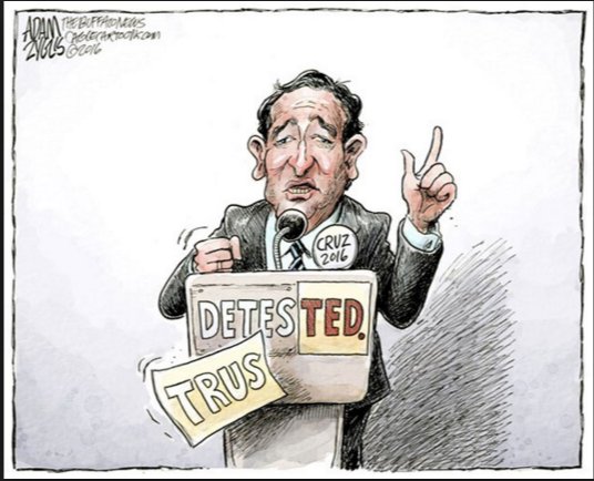StrokerAce90's tweet image. Who Is The Real Ted Cruz? - #DetesTED