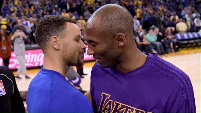 NBA_Skits's tweet photo. Steph: "Trash ass n*gga, I let you win for old times sake. 

Kobe: "5 rings lil n*gga." https://t.co/hvSEVOl2jI