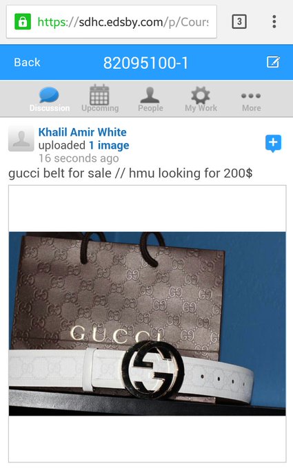 throwback to when I tried selling @docobo023 's gucci belt on edsby https://t.co/xJr6JnFYAE<a class="tags" target="_blank" title="On Twitter" href="/?out=eyJ0eXAiOiJKV1QiLCJhbGciOiJIUzUxMiJ9.eyJpYXQiOjE3MjUzNTc3NTMsImlzcyI6InR3cG9ybnN0YXJzLmNvbSIsIm5iZiI6MTcyNTM1Nzc1MywiZXhwIjoxNzU2ODkzNzUzLCJyZWRpcmVjdF91cmwiOiJodHRwczovL3R3aXR0ZXIuY29tL2RvY29ibzAyMyJ9.-KGUBTsb8TaNuCrBElhN4VO42UCqugneki4A4Vvit4GtJTRFMIbLQaBiE9IE60xmL9IHFjCw4tBVdHBM_0nSKQ">@docobo023</a>