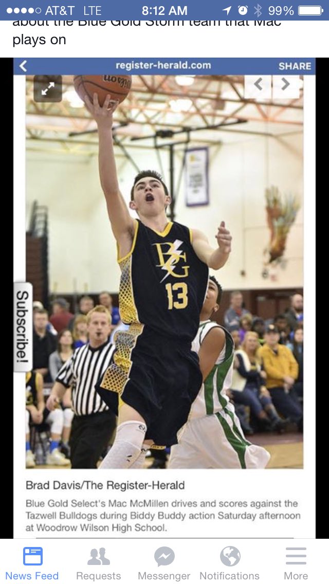 mel_mcmillen's tweet photo. Great basketball this weekend! Thanks #registerherald for the great article and photos of our boys! https://t.co/TtDMkv1uyD