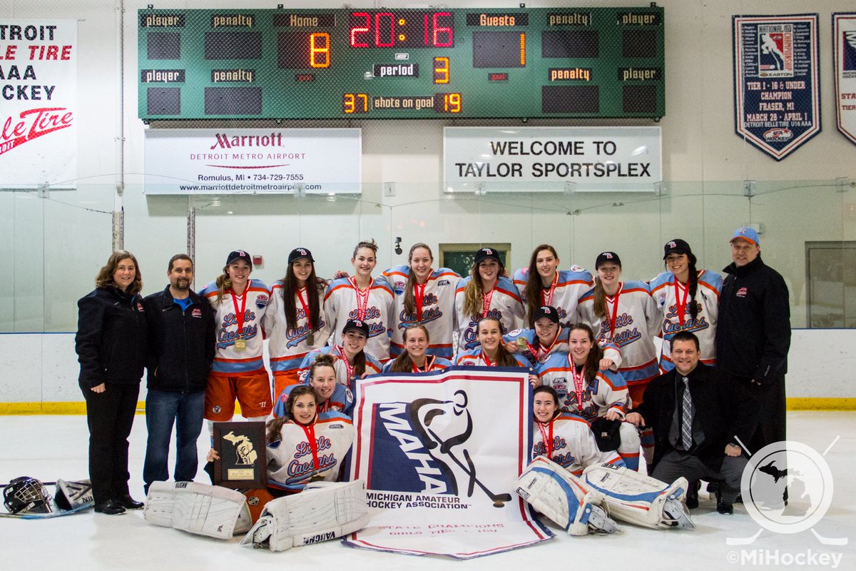 Congrats to Little Caesars - 2016 MAHA Girls' 16U Tier I state champs! 

📷 | mihockeynow.com/2016/03/little…