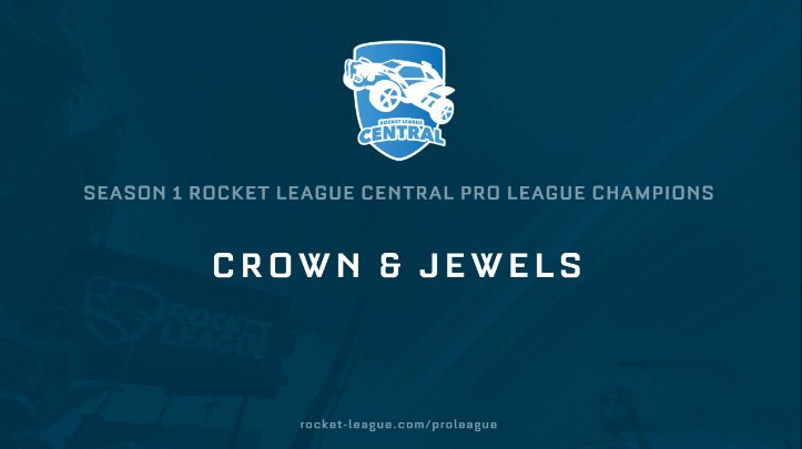 RocketLeague's tweet photo. What an incredible #RLCProLeague series! Congrats to @CrownJewelsRL and GGs to @FlipSid3Tactics! #ThisIsRocketLeague https://t.co/yZuEBXcSlH