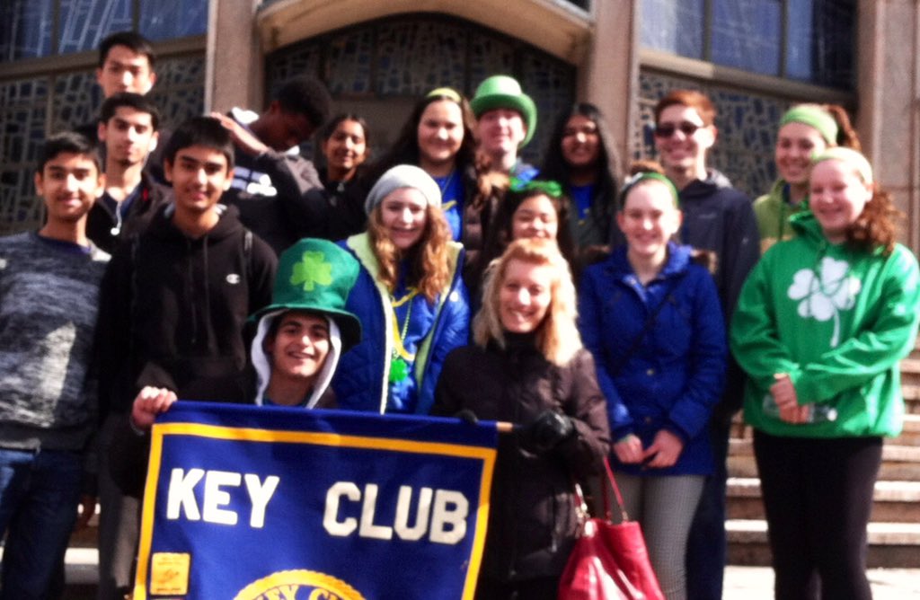 Thanks to everyone who represented Key Club in the St. Patrick's Day Parade!!💚☘🍀