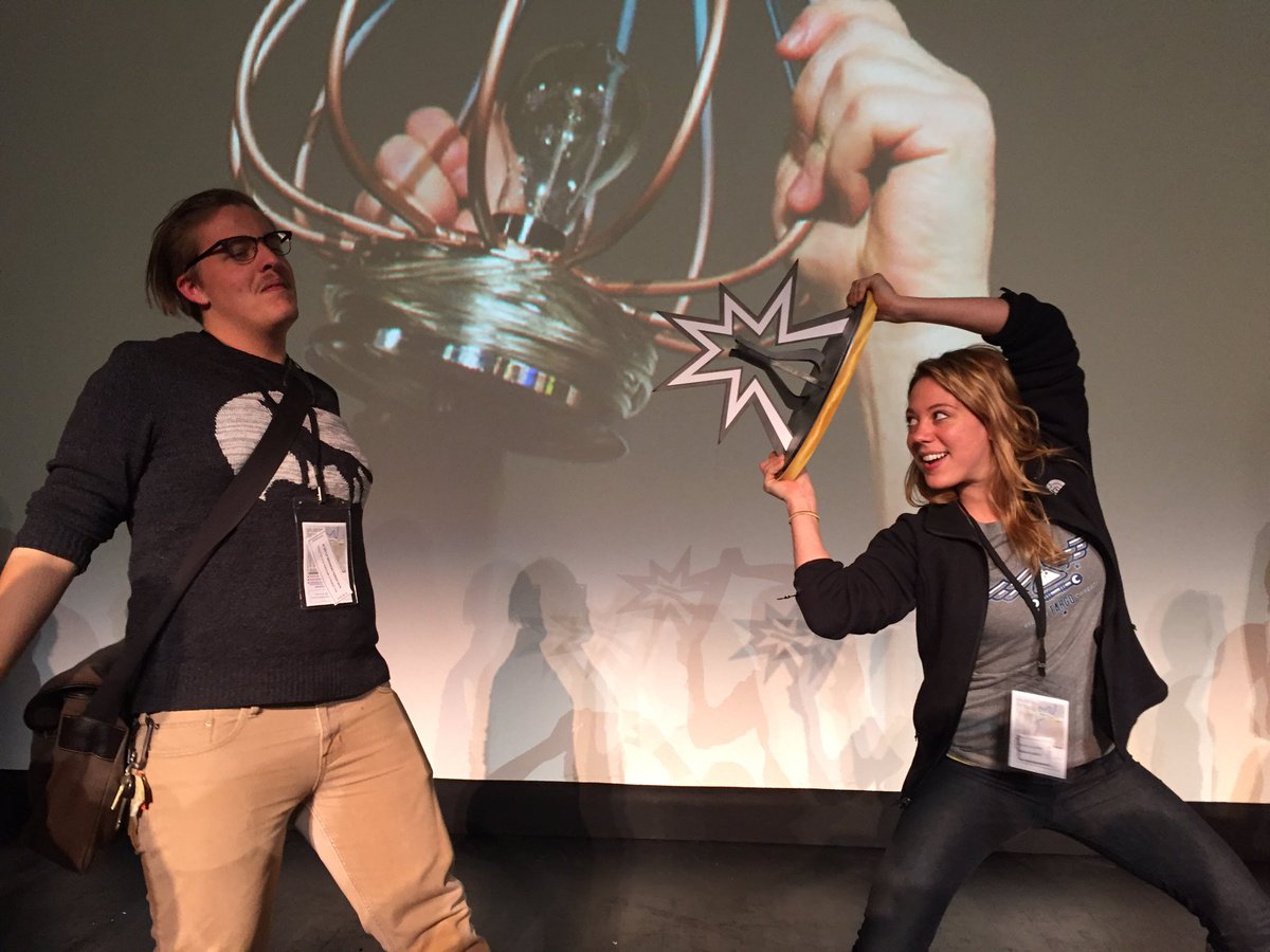givvapp's tweet photo. Our Design team was magical @MrBennek @McCaljoy #SWFargo https://t.co/BqmOFfboxi
