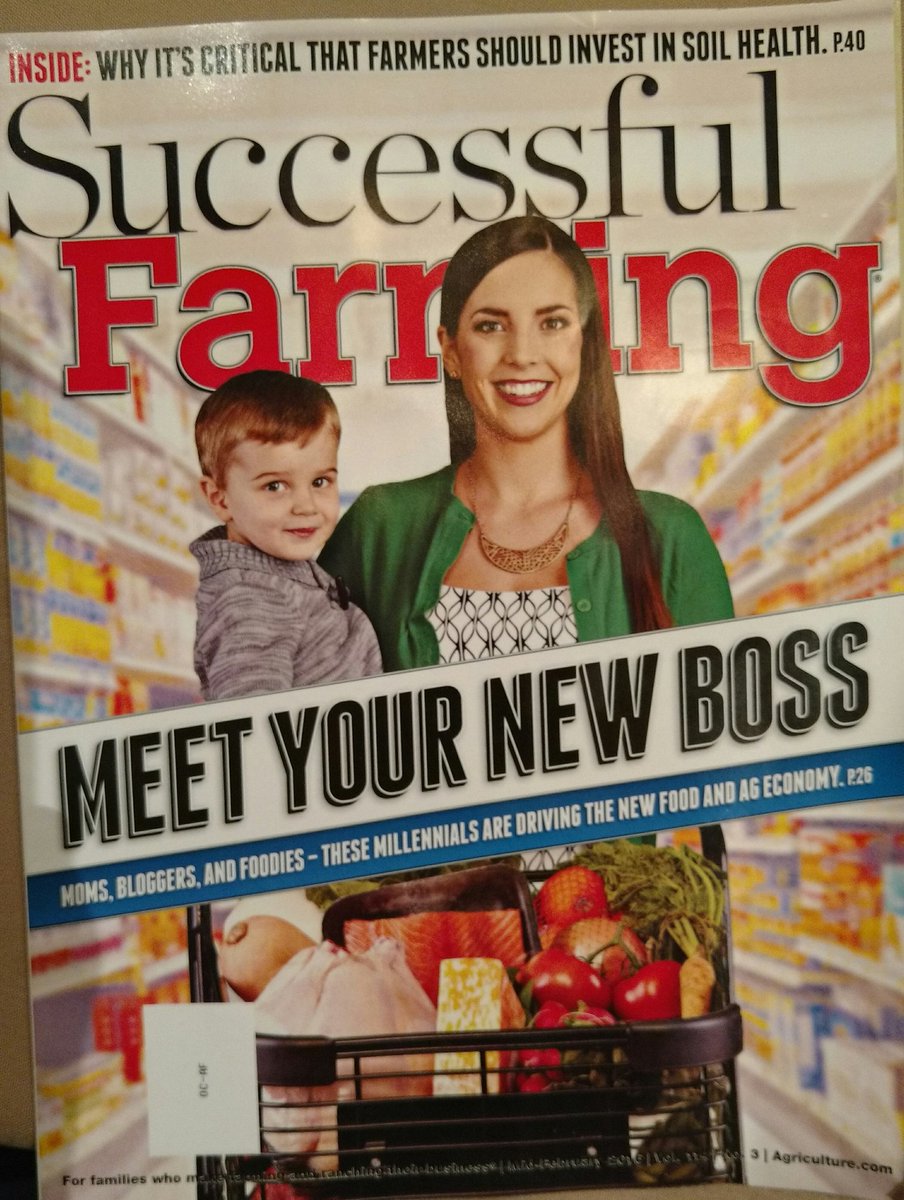 zenhoneycutt's tweet image. A farmer gave me this awesome magazine at the #EHS2016 in San Diego. Go #MomsKnowBest !