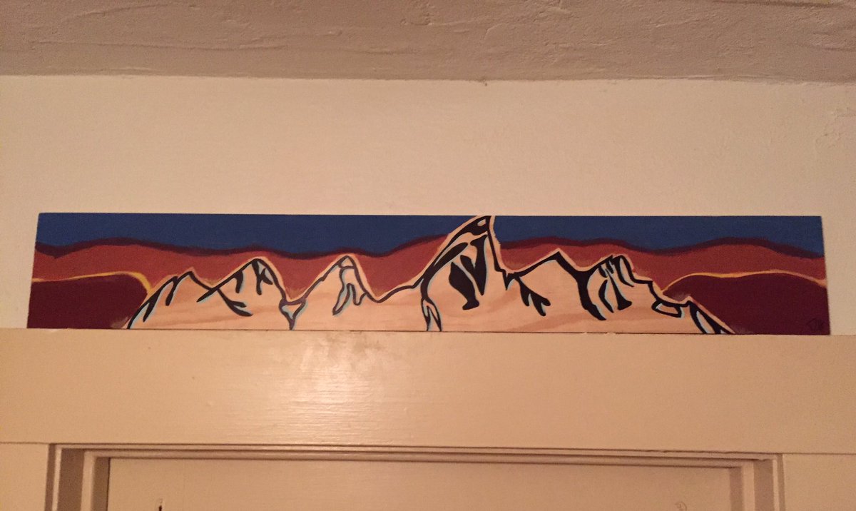 kaarbaak's tweet photo. New original art.  Recognize those mountains? https://t.co/qequdDX72Y