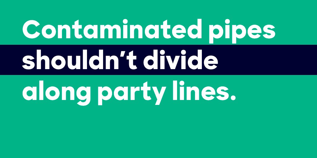 HillaryClinton's tweet photo. Flint isn't a partisan issue. We should all work to fix it—especially those who created the mess to begin with. https://t.co/RmV0uYtKuS