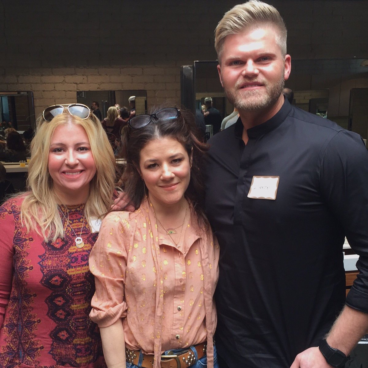 SalonSpaW's tweet photo. China &amp; Lance in Beverly Hills with celebrity colorist, AKA the Queen of Color, Tracey Cunningham! https://t.co/oGZU4FfVdL