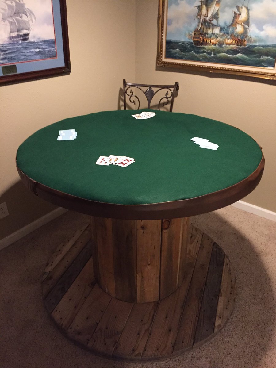 kaarbaak's tweet photo. And a new homemade card table #originalart https://t.co/4FtJ4roVUk